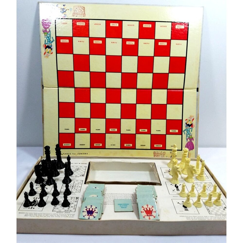 Selright Chess For Juniors Board Game Vintage 1965 Teaching for Children